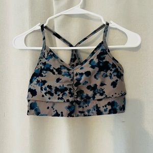 Tie dye sports bra